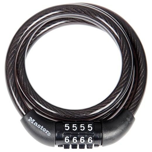 8143 cable 1.20mx 8mm tancament de combinació 4 digits