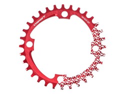 Am onoff chainring (bcd104) 36t red