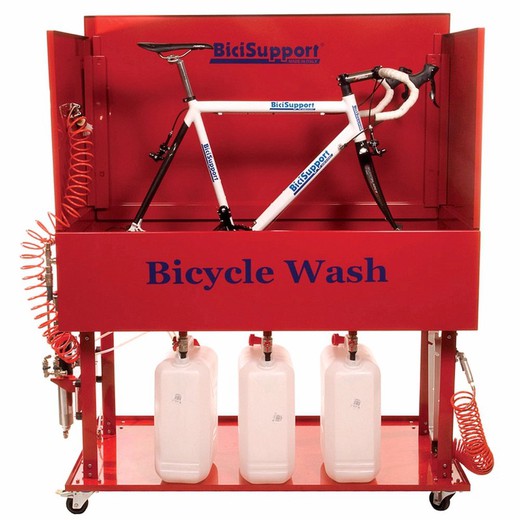 Bicisupport apparatus bicycle cleaner