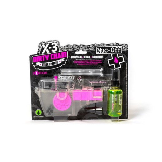 Muc-off x3 device chain cleaner + liquid (x-3 dirty chain machine)