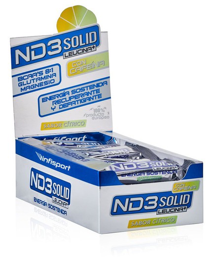 Infisport nd3 barras cítricas sólidas 40 g (21 unidades)