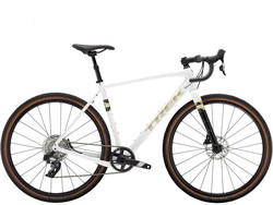 Bicicleta de gravel de carbono, marca Trek, modelo 2024 Checkpoint SLR 9  AXS, color blanco, verde, amarillo o coral — OnVeló Cycling