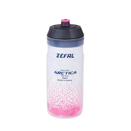 Zefal arctica bottle 55 silver / light pink 550 ml