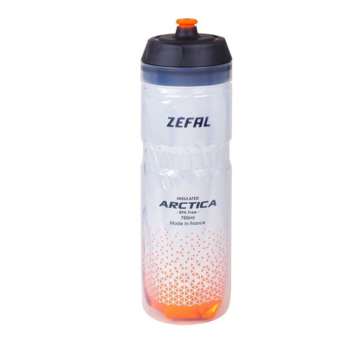 Zefal arctica 75 frasco de prata / laranja 750 ml