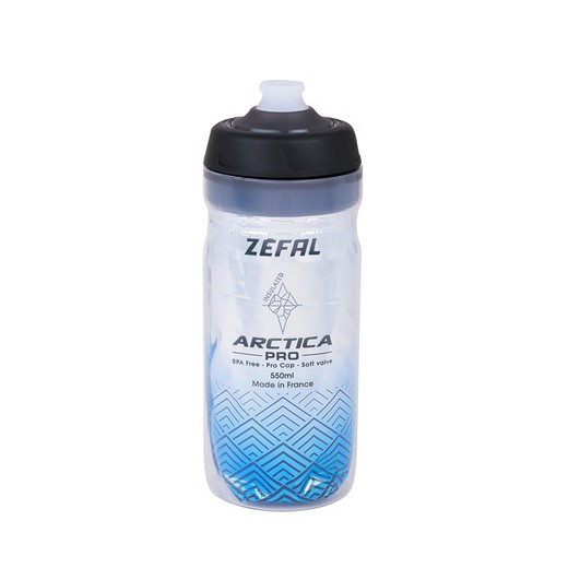 Zefal arctica pro 55 bottiglia argento / blu 550 ml