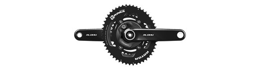 Pedaleira Rotor ALDHU CARBON com medidor de potência INSPIDER