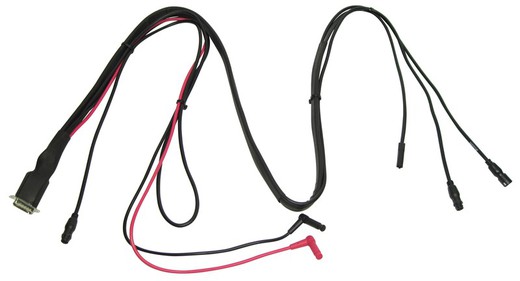 Diagnostic cables for ride + battery docking station