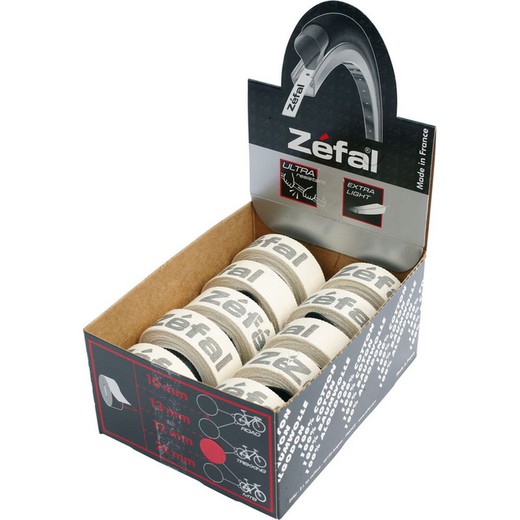 Box of 10 rolls zefal rim tape 13 mm