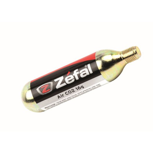 Box of 20 units zefal co2 air cartridge 16 g with thread