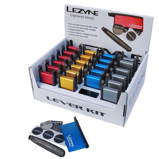 Caixa display 24 lever kit box - usa colors