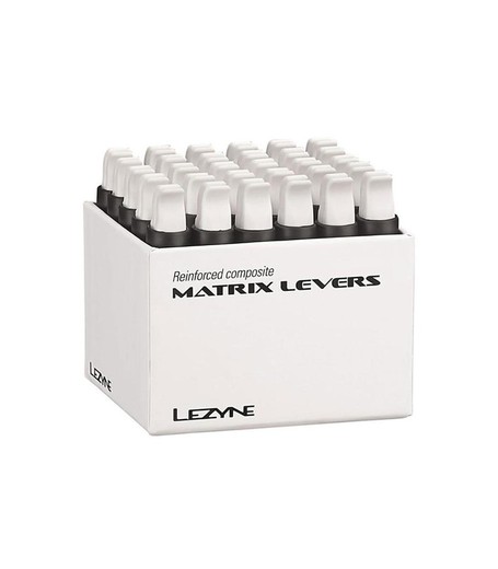 Caixa display 30 matrix lever blanc