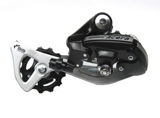 Shimano acera rd-m360 mudar sem adaptador 7 / 8v. Long case black