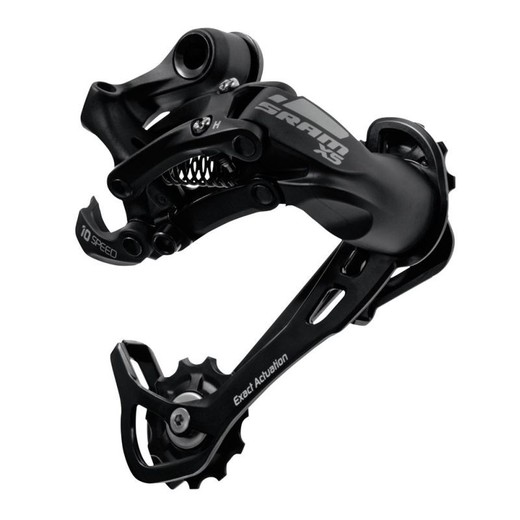 Caixa de velocidades sram x5 médio 9v prata alumínio