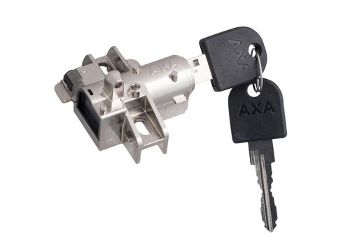 Axa battery lock for bosch 2 down tube silver