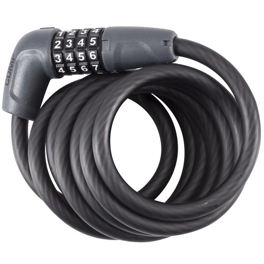 Candado bontrager comp combo cable 10 mm x 180 cm negro