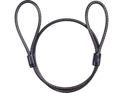 Cadenat per selló bontrager cable 5 mm x 75 cm negre