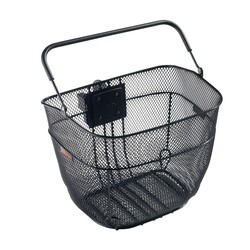 Trek interchange wire mesh handlebar basket preto