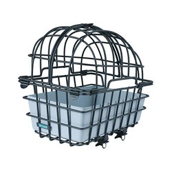 Rear basket mijnenpieper for animals luna aluminum 46x33x45 cm fixing system