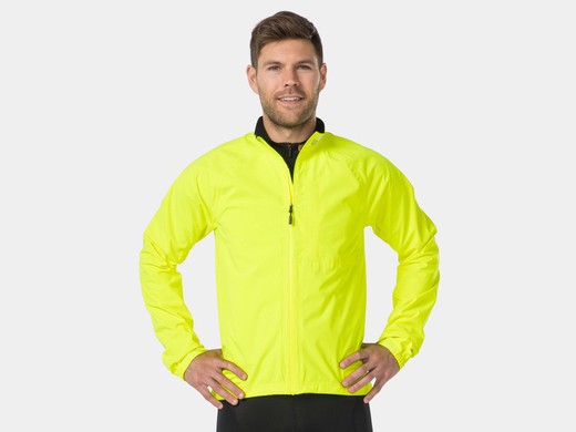 Bontrager circuit stormshell l jacket fluorescent yellow