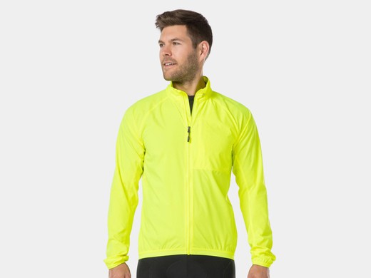 Bontrager circuit windshell l jacket fluorescent yellow