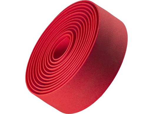 Bontrager gel cork viper red handlebar tape