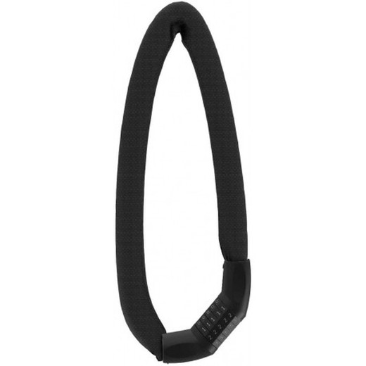 Code chain lock 8mm*90cm - black