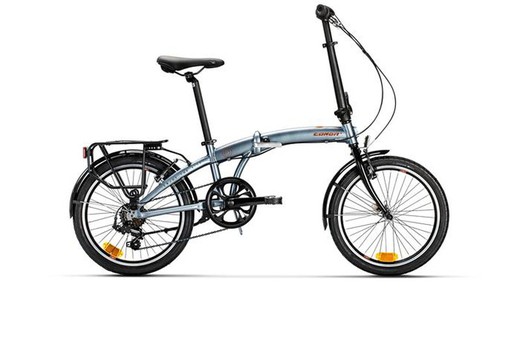 Bicicleta urbana Conor denver plegable gris