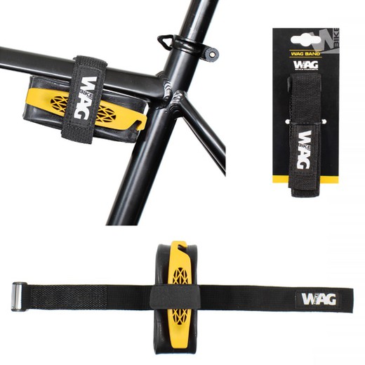 Wag camera band with velcro and anti-slip protective insert.          Size: 45 x 3.2 cm. Weight: 23 gr.