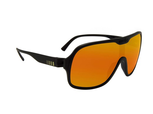 Corsa 6 gafas shiny black mirror orange lens