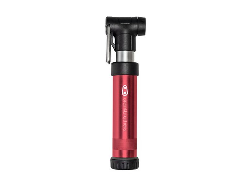 Crank brothers hand inflator gem small red