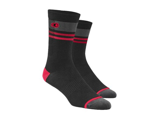 Crank brothers socks black-red-gray l / xl