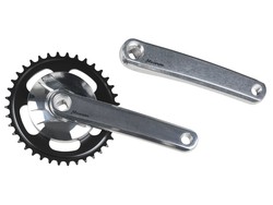 Crankset miranda 170mm 38t w/95mm cover silver