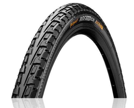 Cubierta continental ride tour 700x28 antipinchazos rigida negro 28-622