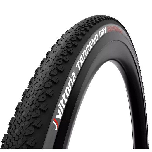 Cubierta Gravel Vittoria Terreno Dry 700x50c TLR Antracita-Negro G2.0