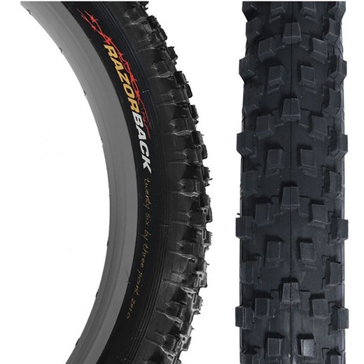 Pneu qu-ax para ciclo único de downhill 20x2,5 "preto (57-406)