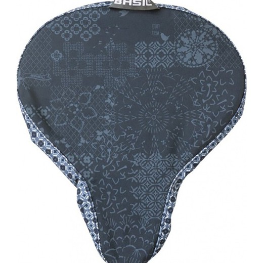 Basil bohème waterproof indigo blue saddle cover