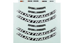 Decal bontrager aeolus comp anthracite/white front/rear