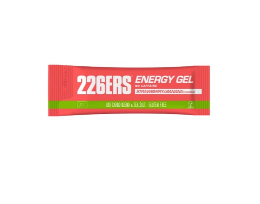 Gel energetico bio 40 gr fragola / banana senza caffeina *