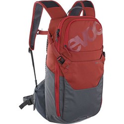 Ev-mochila ride 12l + bolsa 2l rojo chili/carbon gris