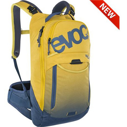 Ev-mochila trail pro 10l+protect ama. Curry/az. Vaquero s/m