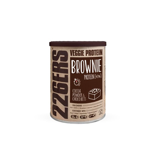 Evo veggie protein brownie 420g cocoa & xoco bits