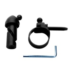 Busch & muller cycle star mirror fixing to the inside of the handlebar approximately 17 mm + clamp