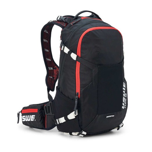 FLOW 16L MTB PROTECTOR PACK Black/USWE Red