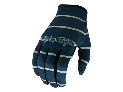 Flowline glove stripe blue grey m