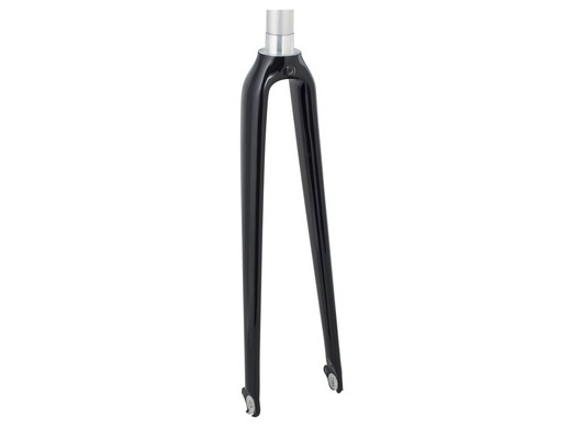 Fork rigid trek 1-series 40mm rake gloss trek black