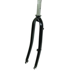 Fourche rigide trek 700c fileté / rouleau / courbé 220mm mys black