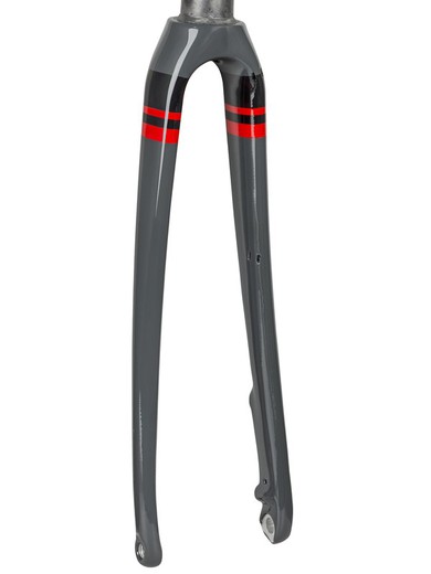 Fork rigid trek domane alr gravel 50-54cm charcoal / red