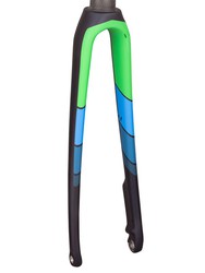 Fourche rigide trek domane sl 5d 53 rake 50-54 bleu / vert