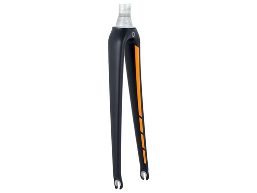 Fourche rigide trek emonda s5 45mm rake noir / orange