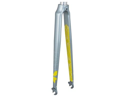 Fork rigid trek lexa c all sizes grey / white / yellow